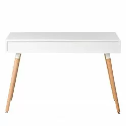 Mørteens Schreibtisch Mokre - Eiche teilmassiv - Weiß / Eiche -Büromöbel Verkaufsgeschäft 1000008544 180912 13583004 GALLERYIMAGES P000000001000008544