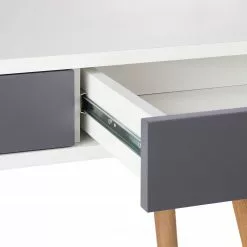 Mørteens Schreibtisch Mokre - Eiche teilmassiv - Weiß / Eiche -Büromöbel Verkaufsgeschäft 1000008544 180912 13583006 GALLERYIMAGES P000000001000008544