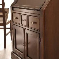 Montreux Sekretär Dan - Ayous teilmassiv - Antikbraun -Büromöbel Verkaufsgeschäft 1000017472 100 GALLERYIMAGES P000000001000017472