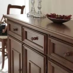 Montreux Sideboard Arabella I - Ayous teilmassiv - Antikbraun -Büromöbel Verkaufsgeschäft 1000017482 110 GALLERYIMAGES P000000001000017482