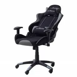 Home24office Gaming Chair mcRacing I - Schwarz / Grau -Büromöbel Verkaufsgeschäft 1000027353 201009 12340700002 DETAILS P000000001000027353