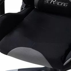 Home24office Gaming Chair mcRacing I - Schwarz / Grau -Büromöbel Verkaufsgeschäft 1000027353 201009 12341100007 DETAILS P000000001000027353