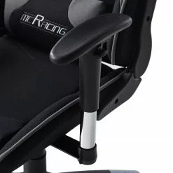 Home24office Gaming Chair mcRacing I - Schwarz / Grau -Büromöbel Verkaufsgeschäft 1000027353 201009 12341600013 DETAILS P000000001000027353