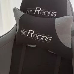 Home24office Gaming Chair mcRacing I - Schwarz / Grau -Büromöbel Verkaufsgeschäft 1000027353 201012 11152900008 DETAILS P000000001000027353