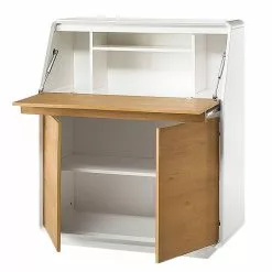 Mørteens Sekretär Boge - Asteiche / Matt Weiß -Büromöbel Verkaufsgeschäft 1000027423 190329 07355000002 GALLERYIMAGES P000000001000027423