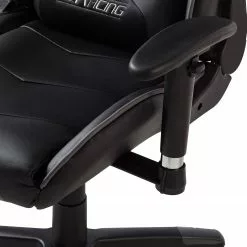 Home24office Gaming Chair mcRacer II - Schwarz / Grau -Büromöbel Verkaufsgeschäft 1000027438 200701 11450800025 DETAILS P000000001000027438
