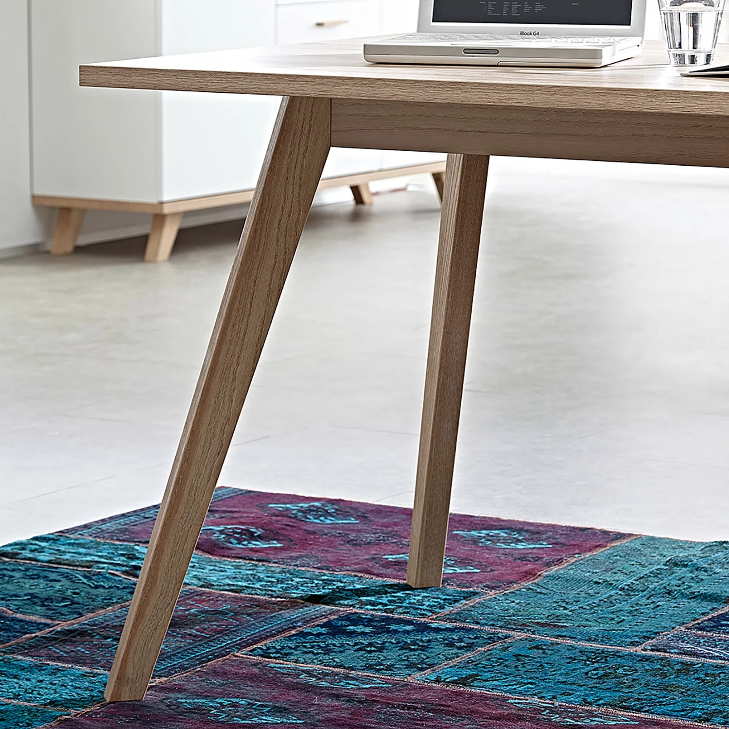 Germania Eckschreibtisch Neston - Matt Weiß / Eiche Sanremo Dekor 11 Germania Eckschreibtisch Neston - Matt Weiß / Eiche Sanremo Dekor – Bild 9