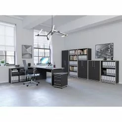 Germania Aufsatzschrank Eugene - Breite 40cm - Anthrazit/Rosales Dekor 10 Germania Aufsatzschrank Eugene - Breite 40cm - Anthrazit/Rosales Dekor -Büromöbel Verkaufsgeschäft 1000039462 190306 11121100007 MOOD GALLERYIMAGES P000000001000039462 mood