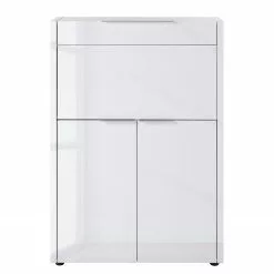 Jahnke Sekretär MC 120 - Hochglanz Weiß -Büromöbel Verkaufsgeschäft 1000053275 200706 14351700016 DETAILS P000000001000053275