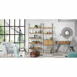 Ars manufacti Regal Calafell I - Tanne massiv / Eisen - Tanne / Schwarz -Büromöbel Verkaufsgeschäft 1000054479 200429 06485000013 MOOD DETAILS P000000001000054479 mood