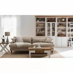 Maison Belfort Bücherwand Lillehammer IV - Kiefer massiv - Kiefer Weiß / Kiefer Honig -Büromöbel Verkaufsgeschäft 1000056780 190708 15331000001 MOOD DETAILS P000000001000056780 mood