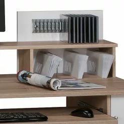 Maja Möbel Computertisch Loel - Eiche Sonoma Dekor / Alpinweiß 7 Maja Möbel Computertisch Loel - Eiche Sonoma Dekor / Alpinweiß -Büromöbel Verkaufsgeschäft 1000057532 211007 142015000032 DETAILS P000000001000057532