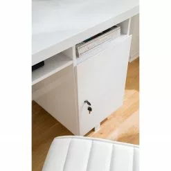 Fredriks Schreibtisch Paddington - Hochglanz Weiß -Büromöbel Verkaufsgeschäft 1000063605 201012 11154400020 DETAILS P000000001000063605