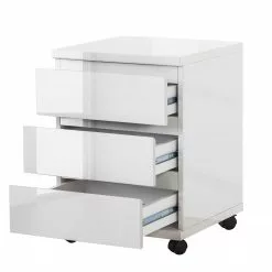 Fredriks Rollcontainer Paddington - Hochglanz Weiß -Büromöbel Verkaufsgeschäft 1000063607 180713 13133802 GALLERYIMAGES P000000001000063607