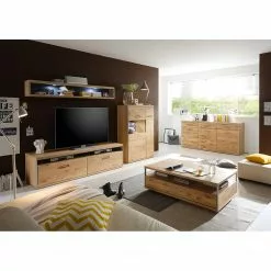 Ars Natura Sideboard Lopburi - Eiche Bianco teilmassiv - Eiche Bianco / Schiefer -Büromöbel Verkaufsgeschäft 1000064078 200811 13515400268 DETAILS P000000001000064078