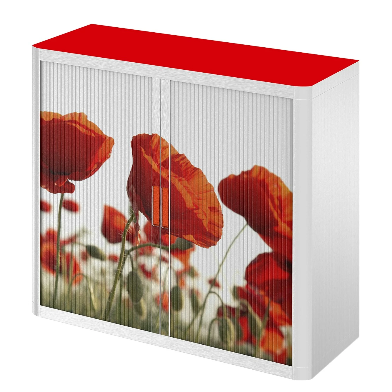 EasyOffice by Paperflow Rollladenschrank easyOffice Nature - Rot 3 EasyOffice by Paperflow Rollladenschrank easyOffice Nature - Rot