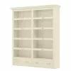 Maison Belfort Bücherregal Azjana I - Pinie weiß lackiert -Büromöbel Verkaufsgeschäft 1000084338 201004 11405800411 IMAGE P000000001000084338