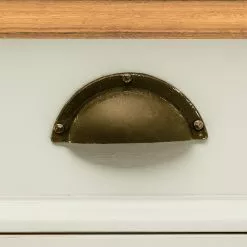 Ridgevalley Sideboard Sollerön I - Pinie Weiß / Pinie Honig / Messing -Büromöbel Verkaufsgeschäft 1000084471 201004 12245501184 DETAILS P000000001000084471