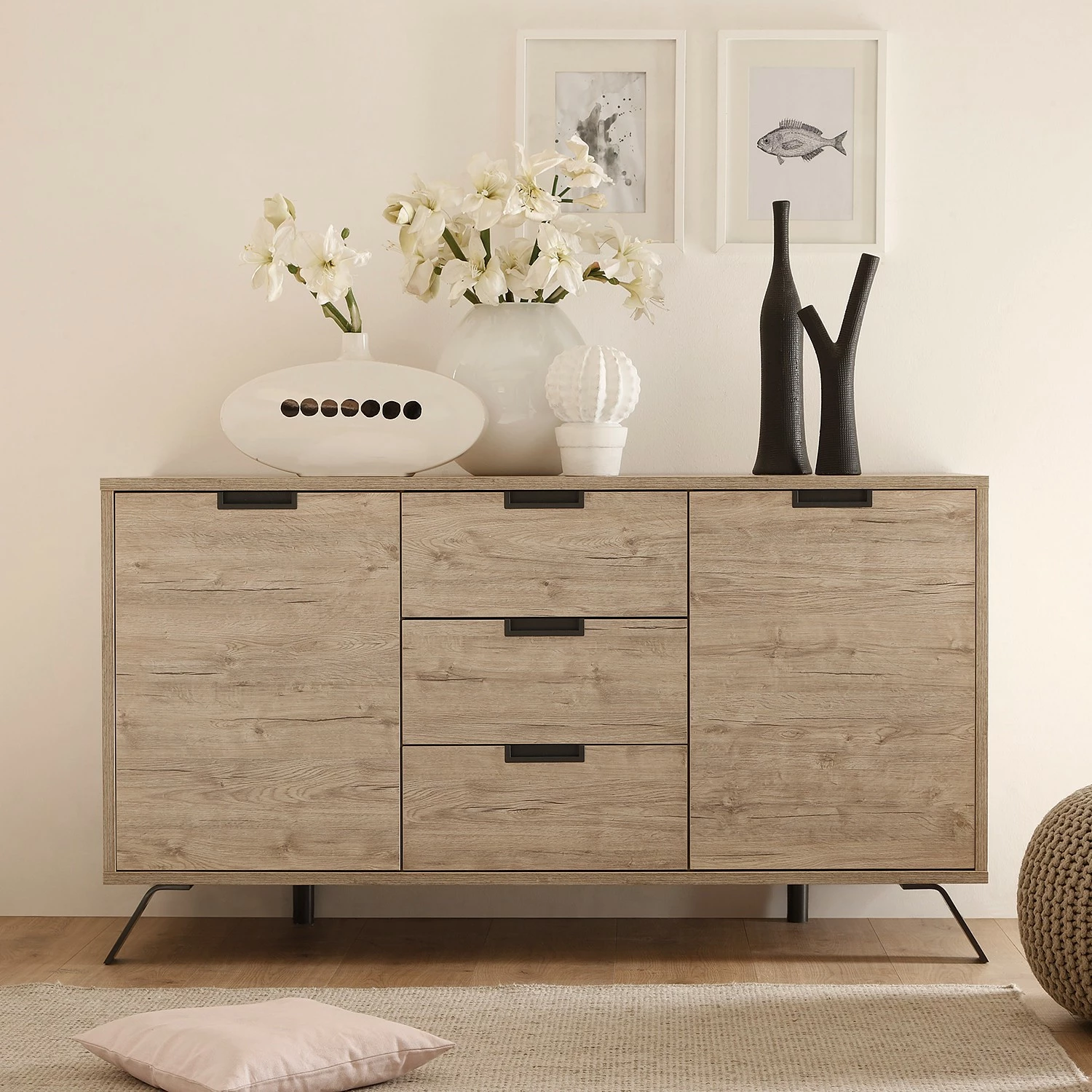 LC Spa Sideboard Palma I - Eiche Dekor 5 LC Spa Sideboard Palma I - Eiche Dekor – Bild 3