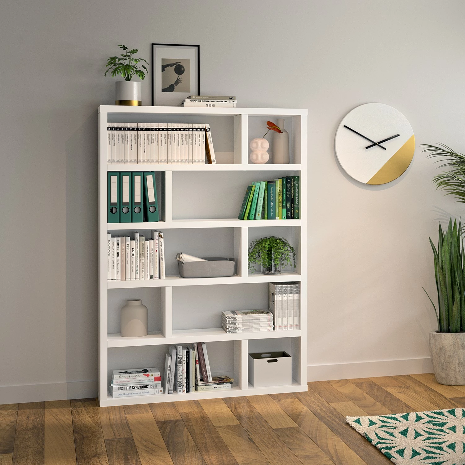 Temahome Regal Dublin - Weiß - Höhe: 173 cm 5 Temahome Regal Dublin - Weiß - Höhe: 173 cm – Bild 3