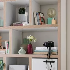 Temahome Regal Berlin - Weiß / Hellbraun - 150 x 198 cm -Büromöbel Verkaufsgeschäft 1000094984 190215 10314100002 GALLERYIMAGES P000000001000094984