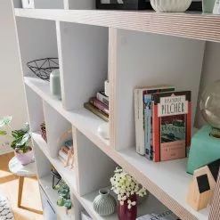 Temahome Regal Berlin - Weiß / Hellbraun - 150 x 198 cm -Büromöbel Verkaufsgeschäft 1000094984 190215 10314100005 GALLERYIMAGES P000000001000094984