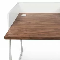 Temahome Schreibtisch Volga - Weiß / Walnuss -Büromöbel Verkaufsgeschäft 1000094989 180712 10470160 GALLERYIMAGES P000000001000094989