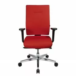 Topstar Bürodrehstuhl Profi Star 15 - Webstoff / Aluminium - Rot -Büromöbel Verkaufsgeschäft 1000096416 190208 08090500041 GALLERYIMAGES P000000001000096416