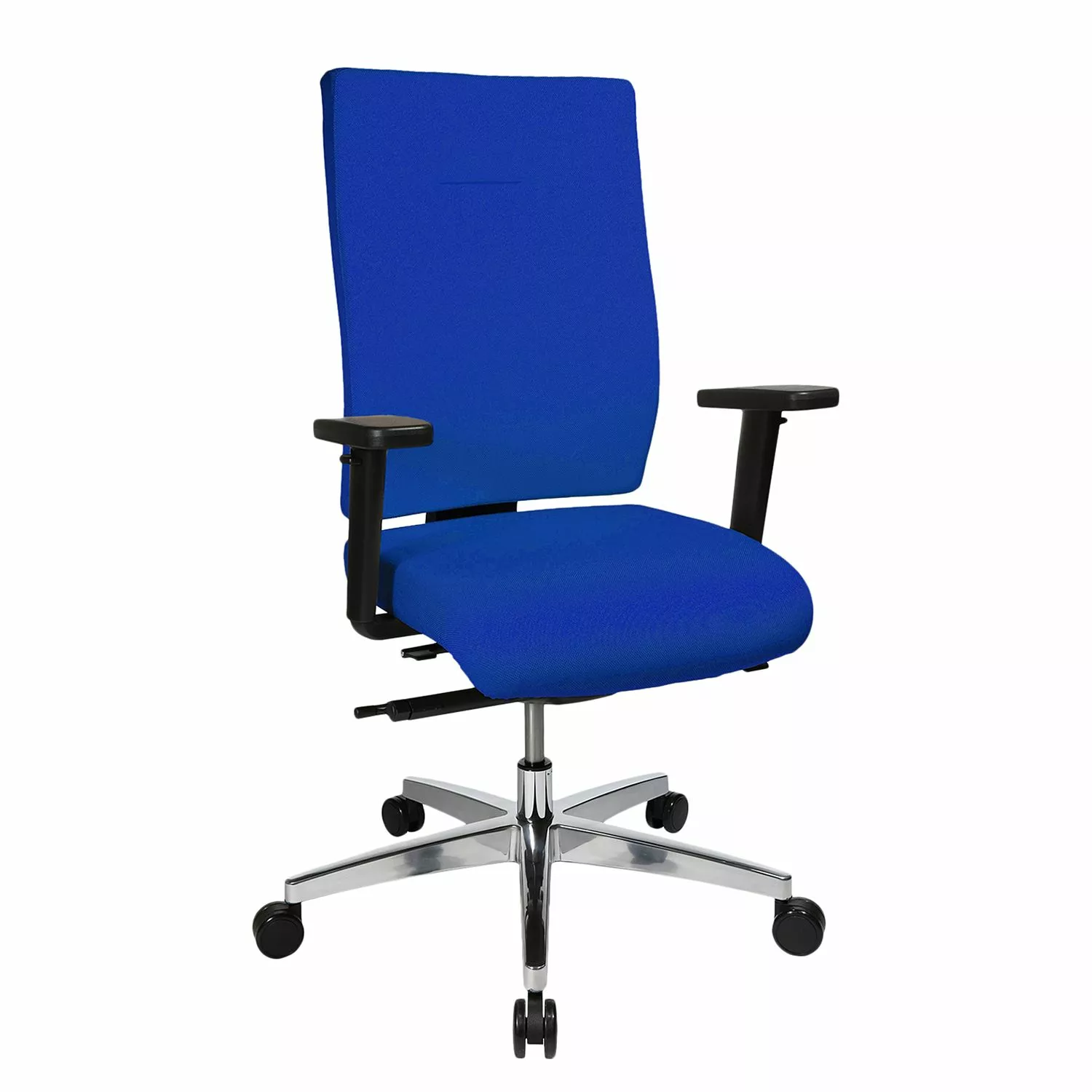 Topstar Bürodrehstuhl Profi Star 15 - Webstoff / Aluminium - Blau 8 Topstar Bürodrehstuhl Profi Star 15 - Webstoff / Aluminium - Blau – Bild 6