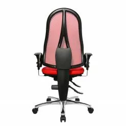 Topstar Bürodrehstuhl Sitness 15 - Kunstfaser / Metall - Rot / Chrom -Büromöbel Verkaufsgeschäft 1000096507 190208 08091100255 GALLERYIMAGES P000000001000096507