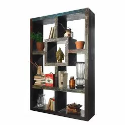 Wolf-Möbel Raumteiler Goa - Mango teilmassiv - Mango Dunkelbraun -Büromöbel Verkaufsgeschäft 1000104015 180606 14542938 GALLERYIMAGES P000000001000104015