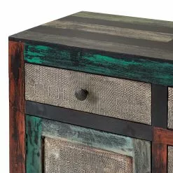 Wolf-Möbel Sideboard Goa II - Akazie / Mango teilmassiv - Mehrfarbig -Büromöbel Verkaufsgeschäft 1000104047 191024 17483600019 DETAILS P000000001000104047