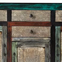 Wolf-Möbel Sideboard Goa II - Akazie / Mango teilmassiv - Mehrfarbig -Büromöbel Verkaufsgeschäft 1000104047 191024 17483700020 DETAILS P000000001000104047