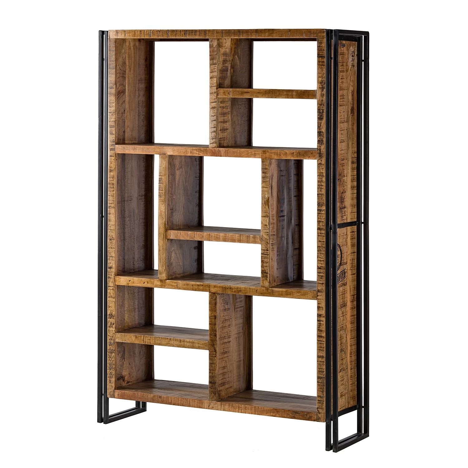 Wolf-Möbel Regal Iron II - Mango massiv / Eisen 3 Wolf-Möbel Regal Iron II - Mango massiv / Eisen