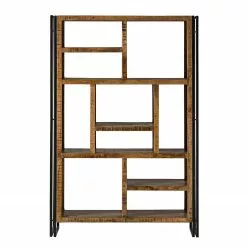 Wolf-Möbel Regal Iron II - Mango massiv / Eisen 16 Wolf-Möbel Regal Iron II - Mango massiv / Eisen -Büromöbel Verkaufsgeschäft 1000104117 190927 13342400059 DETAILS P000000001000104117