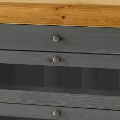 Maison Belfort Sideboard Bergen - Kiefer massiv - Kiefer Grau / Kiefer Laugenfarbig 12 Maison Belfort Sideboard Bergen - Kiefer massiv - Kiefer Grau / Kiefer Laugenfarbig -Büromöbel Verkaufsgeschäft 1000104340 211122 08320600616 DETAILS P000000001000104340