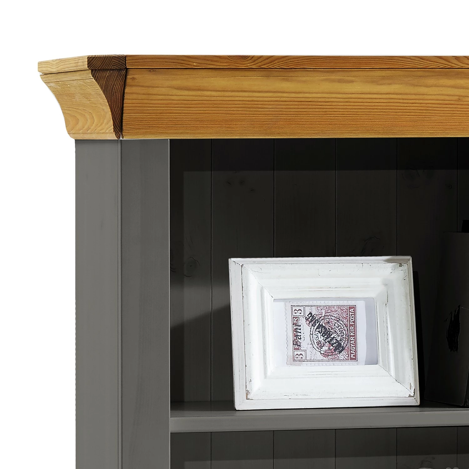 Maison Belfort Regal Bergen II - Kiefer Grau / Kiefer Laugenfarbig 5 Maison Belfort Regal Bergen II - Kiefer Grau / Kiefer Laugenfarbig – Bild 3