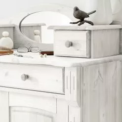 Maison Belfort Vertiko Narva - Kiefer Weiß 18 Maison Belfort Vertiko Narva - Kiefer Weiß -Büromöbel Verkaufsgeschäft 1000104519 210223 10290300485 DETAILS P000000001000104519