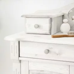 Maison Belfort Vertiko Narva - Kiefer Weiß 19 Maison Belfort Vertiko Narva - Kiefer Weiß -Büromöbel Verkaufsgeschäft 1000104519 210223 10290300486 DETAILS P000000001000104519