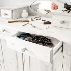 Maison Belfort Vertiko Narva - Kiefer Weiß 20 Maison Belfort Vertiko Narva - Kiefer Weiß -Büromöbel Verkaufsgeschäft 1000104519 210223 10290300487 DETAILS P000000001000104519