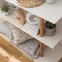 Mørteens Regal Lindholm IV - Weiß - 120 x 72 cm -Büromöbel Verkaufsgeschäft 1000110750 190924 12493900008 DETAILS P000000001000110750