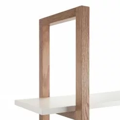 Mørteens Bücherregal Store I - Eiche teilmassiv - Weiß / Eiche -Büromöbel Verkaufsgeschäft 1000113301 180905 07483206 GALLERYIMAGES P000000001000113301