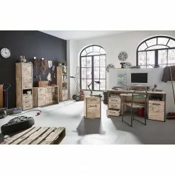 Schildmeyer Schreibtisch Harkon I - Eiche Findus Dekor -Büromöbel Verkaufsgeschäft 1000113390 181113 08520117 MOOD GALLERYIMAGES P000000001000113390 mood