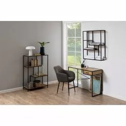 Red Living Regal Coogee I - Eiche Dekor / Schwarz - Höhe: 114 cm 11 Red Living Regal Coogee I - Eiche Dekor / Schwarz - Höhe: 114 cm -Büromöbel Verkaufsgeschäft 1000114867 220215 021 MOOD DETAILS P000000001000114867 mood