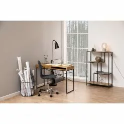 Red Living Regal Coogee I - Eiche Dekor / Schwarz - Höhe: 114 cm 13 Red Living Regal Coogee I - Eiche Dekor / Schwarz - Höhe: 114 cm -Büromöbel Verkaufsgeschäft 1000114867 220215 023 MOOD DETAILS P000000001000114867 mood