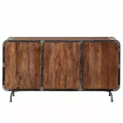 Ars manufacti Sideboard Wharton II - Akazie teilmassiv / Stahl -Büromöbel Verkaufsgeschäft 1000114890 200402 18281800109 DETAILS P000000001000114890