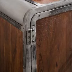 Ars manufacti Sideboard Wharton II - Akazie teilmassiv / Stahl -Büromöbel Verkaufsgeschäft 1000114890 200402 18281900112 DETAILS P000000001000114890