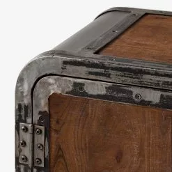 Ars manufacti Sideboard Wharton II - Akazie teilmassiv / Stahl -Büromöbel Verkaufsgeschäft 1000114890 200402 18281900114 DETAILS P000000001000114890