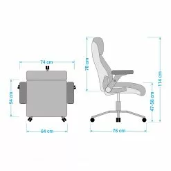 Fredriks Chefsessel Buda XXL - Kunstleder - Schwarz / Silber 31 Fredriks Chefsessel Buda XXL - Kunstleder - Schwarz / Silber -Büromöbel Verkaufsgeschäft 1000116983 181112 13501504 GALLERYIMAGES P000000001000116983