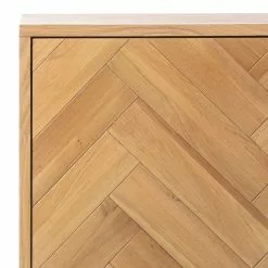 Ars manufacti Sideboard Dharai - Echtholzfurnier / Metall - Eiche / Silber -Büromöbel Verkaufsgeschäft 1000117155 180702 13320605 GALLERYIMAGES P000000001000117155